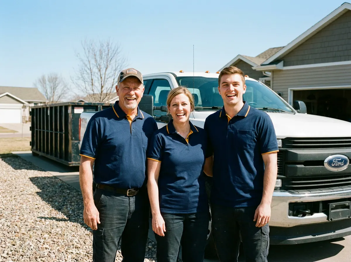 Henry Dumpster Rental dumpster rental team in Sioux Falls, SD